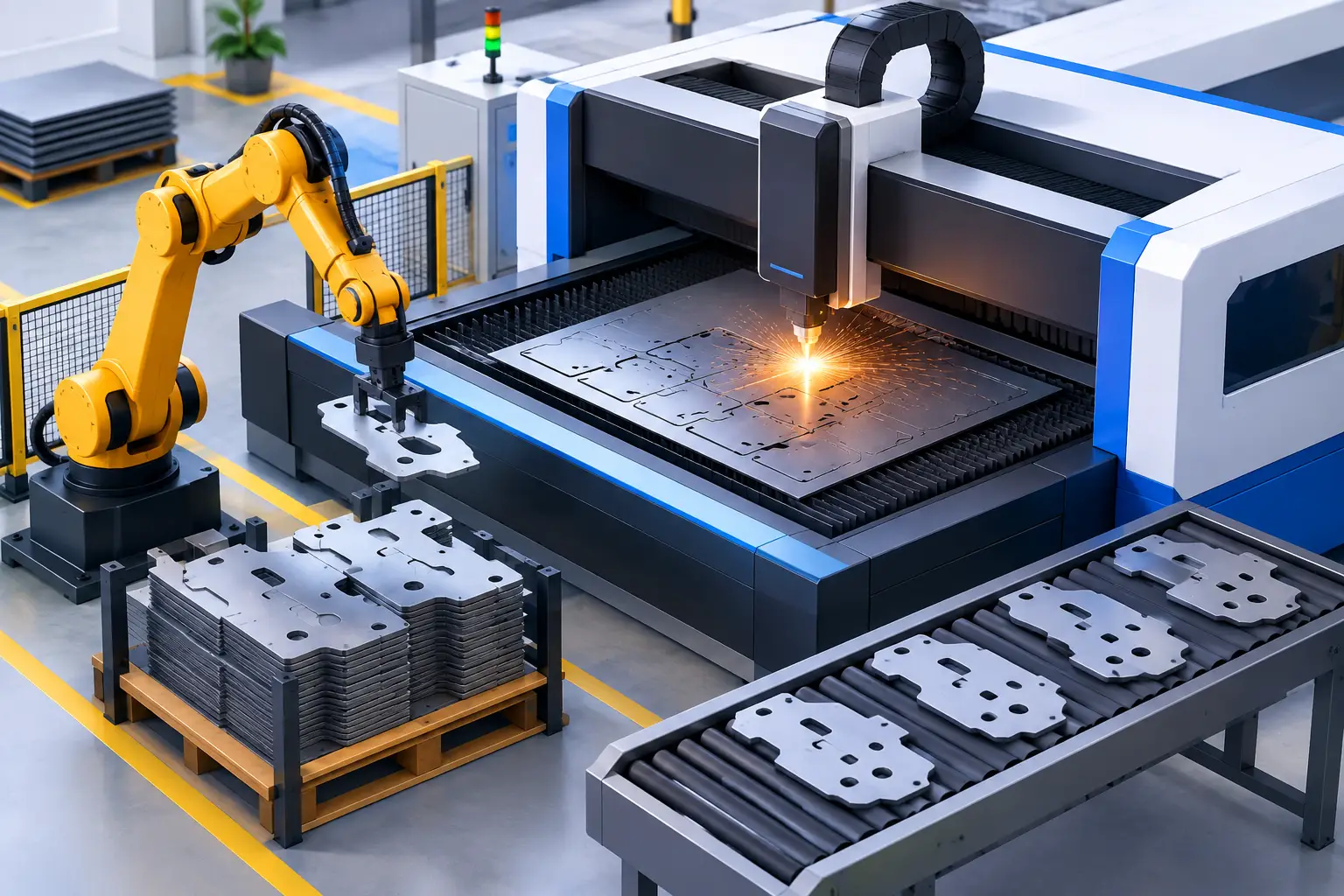 Automatización de corte láser para producir más