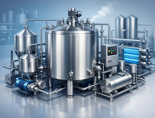 Caso tanque inoxidable para procesos industriales