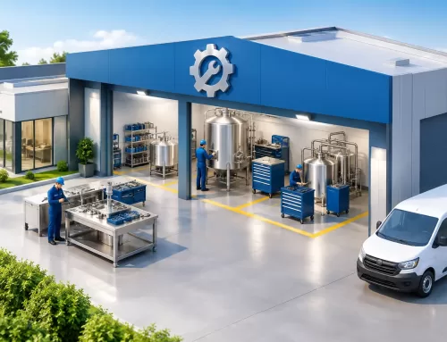 Centro de servicios inoxidable para producir mejor
