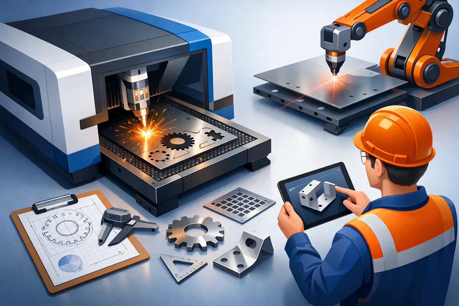 Cómo pedir corte láser industrial sin errores