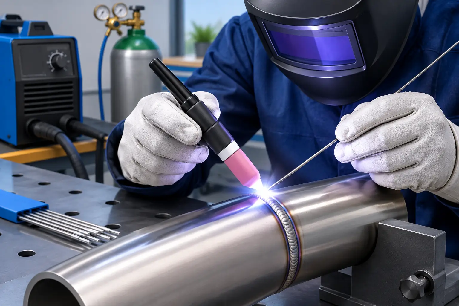 Guía de soldadura inoxidable TIG sin defectos